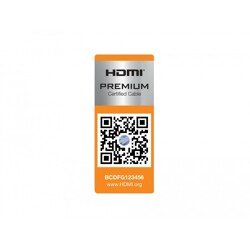 Przewód HDMI klasy premium 4K 60Hz 1m Delock 85215