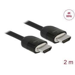 Przewód HDMI klasy premium 4K 60Hz 2m Delock 84964