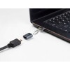 Przejściówka HDMI męsko-żeńska 8K 60Hz magnetyczna Delock 66684