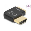 Przejściówka HDMI męsko-żeńska kątowa 90° zagięty w prawo 8K 60Hz metal Delock 60015