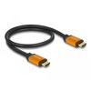 Przewód HDMI o dużej szybkości transmisji 48Gbps 8K 60Hz 0,5m Delock 85726