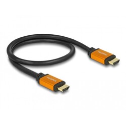 Przewód HDMI o dużej szybkości transmisji 48Gbps 8K 60Hz 0,5m Delock 85726