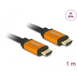 Przewód HDMI o dużej szybkości transmisji 48Gbps 8K 60Hz 1m Delock 85727