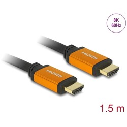 Przewód HDMI o dużej szybkości transmisji 48Gbps 8K 60Hz 1,5m Delock 85728