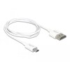 Przewód High Speed HDMI Ethernet - HDMI-A męskie do HDMI micro-D 4K dł. 1m Slim Delock 85149