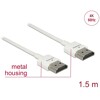 Przewód High Speed HDMI Ethernet - HDMI-A męskie do HDMI-A  4K dł. 1,5m Slim Delock 85126