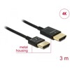 Przewód aktywny High Speed HDMI HDMI A-A 3D Slim Premium 3m Delock 84774