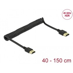 Spiralny przewód HDMI 4K 60Hz Delock 84967