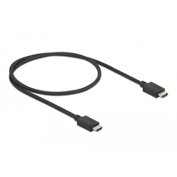 Ultra szybki przewód HDMI 48Gbps 8K 60Hz 0,5m Delock 85386
