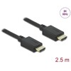 Ultra szybki przewód HDMI 48Gbps 8K 60Hz 2,5m Delock 85389