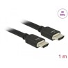 Ultra szybki przewód HDMI 48Gbps 8K 60Hz czarny 1m certyfikat Delock 85293