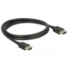 Ultra szybki przewód HDMI 48Gbps 8K 60Hz czarny 1m certyfikat Delock 85293