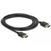 Ultra szybki przewód HDMI 48Gbps 8K 60Hz czarny 2m certyfikat Delock 85294