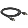 Ultra szybki przewód HDMI 48Gbps 8K 60Hz czarny 2m certyfikat Delock 85294