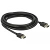 Ultra szybki przewód HDMI 48Gbps 8K 60Hz czarny 3m certyfikat Delock 85295