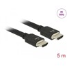 Ultra szybki przewód HDMI 48Gbps 8K 60Hz czarny 5m certyfikat Delock 85296