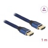 Ultra szybki przewód HDMI 48Gbps 8K 60Hz niebieski 1m certyfikat Delock 85446