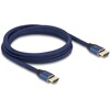 Ultra szybki przewód HDMI 48Gbps 8K 60Hz niebieski 2m certyfikat Delock 85447