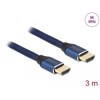 Ultra szybki przewód HDMI 48Gbps 8K 60Hz niebieski 3m certyfikat Delock 85448