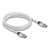 Ultra szybki przewód HDMI 48Gbps 8K 60Hz srebrny 2m certyfikat Delock 85367