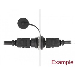Wbudowane złącze HDMI-A z nasadką ochronną Delock 86969 Wbudowane złącze HDMI-A z nasadką ochronną Delock 86969