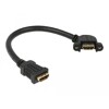 Przewód HDMI-A gniazdo do HDMI-A gniazdo dom do zabudowy 110° 0,25m Delock 85101