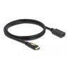Przedłużacz HDMI-A wtyk-gniazdo High Speed Ethernet 4K 30Hz 1m czarny Delock 83079