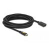 Przedłużacz HDMI-A wtyk-gniazdo High Speed Ethernet 4K 30Hz 5m czarny Delock 83082
