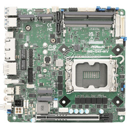 ASRock IMB-1249-WV Intel Arrow Lake-S DDR5 96GB 2xHDMI 1xDisplayPort 2xLAN 12-28V DC