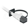 Zaślepka przeciwkurzowa wtyku RJ45 LAN żeńska z klipsem czarna Delock 86589