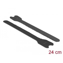 Opaski kablowe czarne 240 x 13 mm zestaw 10 sztuk Delock 18264