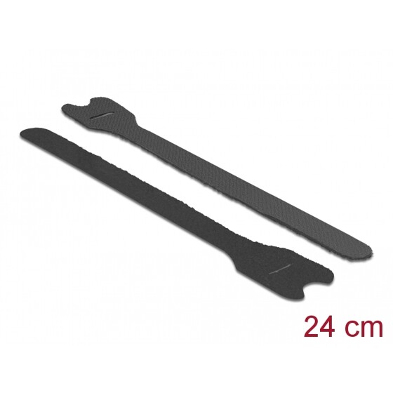 Opaski kablowe czarne 240 x 13 mm zestaw 10 sztuk Delock 18264