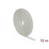 Taśma rzepowa na rolce 10 m x 13 mm kolor szary Delock 18277