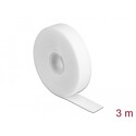 Taśma rzepowa na rolce 3 m x 20 mm kolor biały Delock 18380