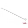 Opaski kablowe przezroczyste 100 sztuk 100 x 2,5 mm Delock 18605