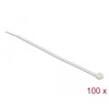 Wiązania kablowe przezroczyste 200 x 3,6 mm 100 sztuk Delock 18606