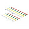 Opaski kablowe kolorowe 200 sztuk 100 x 2,5 mm i 200 x 3,6 mm Delock 18628