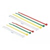 Opaski kablowe kolorowe 200 sztuk 100 x 2,5 mm i 200 x 3,6 mm Delock 18628