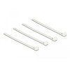 Regulowane opaski zaciskowe białe 150 x 7,5 mm zestaw 100 sztuk Delock 18638