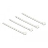 Regulowane opaski zaciskowe białe 150 x 7,5 mm zestaw 100 sztuk Delock 18638