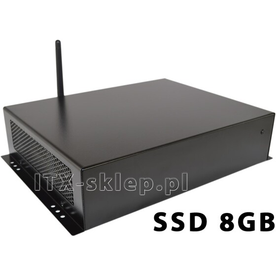 Komputer przemysłowy Atom D525 2GB 2xRS-232 1xLPT WiFi SSD 8GB C01-I525-SD8-P-W