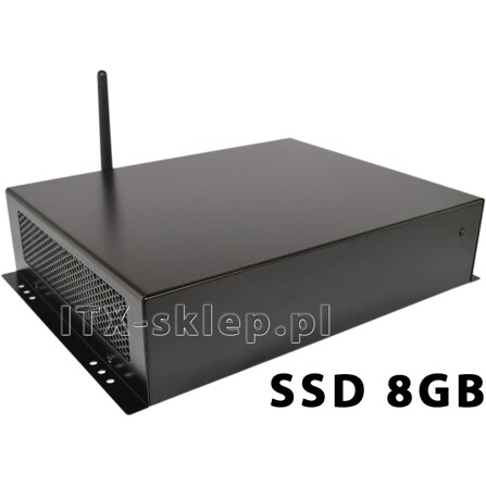Komputer przemysłowy Atom D525 2GB 2xRS-232 1xLPT WiFi SSD 8GB C01-I525-SD8-P-W