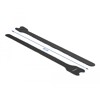 Rzepy do kabli 300 x 12 mm zestaw 10 sztuk czarne Delock 18688