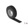 Taśma rzepowa na rolce 1 m x 13 mm kolor czarny Delock 18709