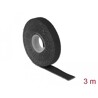 Taśma rzepowa na rolce 3 m x 13 mm kolor czarny Delock 18710
