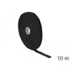 Taśma rzepowa na rolce 10 m x 13 mm kolor czarny Delock 18712
