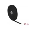 Taśma rzepowa na rolce 10 m x 13 mm kolor czarny Delock 18712