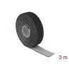 Taśma rzepowa na rolce 3 m x 20 mm kolor czarny Delock 18714