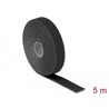 Taśma rzepowa na rolce 5 m x 20 mm kolor czarny Delock 18715