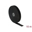Taśma rzepowa na rolce 10 m x 20 mm kolor czarny Delock 18716